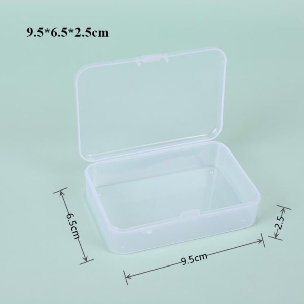 Förvaringslåda Smycken Pärlor Container 11,5X8,5X2,8CM 11.5x8.5x2.8CM