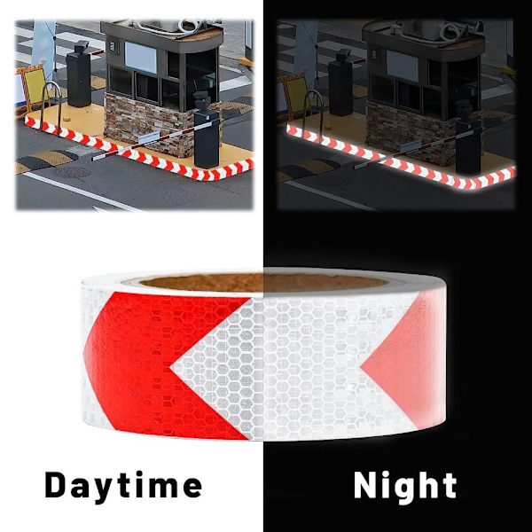Säkerhetsvarningstejp Arrow Reflexband Hög synlighet