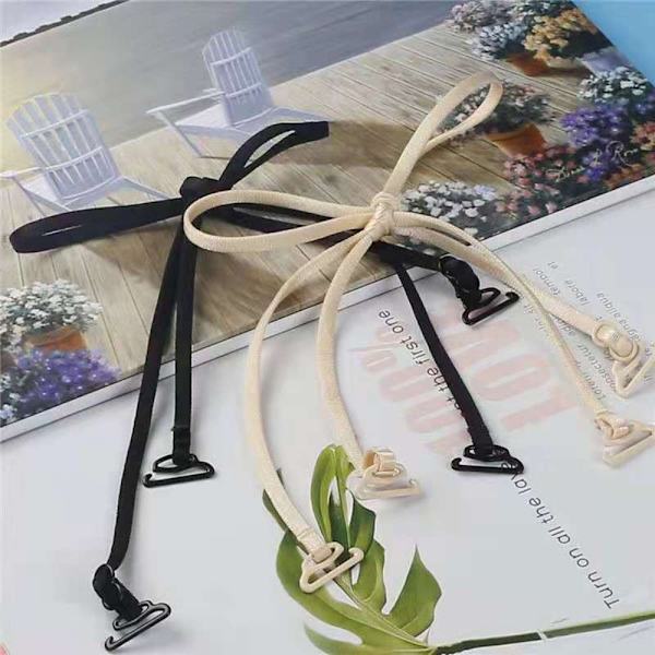 3 par BH Straps Underkläder Axelremmar SVART black