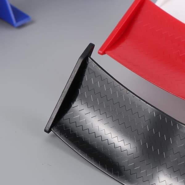 3 stk. Mini Spoiler Bil Hale Dekoration SORT black