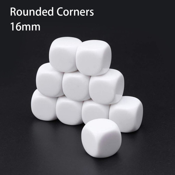 10 st/ set DND-tärningar Polyedriska tärningar RUNDT HÖRN-16MM RUNDT round corner-16mm