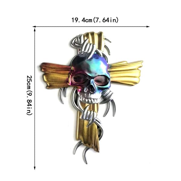 Skeleton Crosses Silikonform Harpiksformer Støpeform