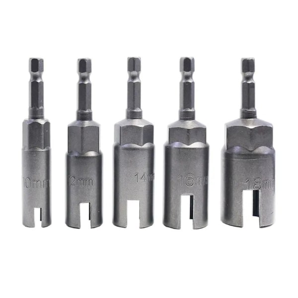 5 STK 1/4" Mutter Driver Wing Mutter Driver Spornøkkel sekskantskaft