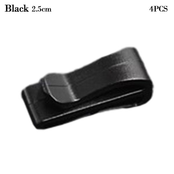 Molle Webbing Spänne Bältesände Clip SVART 2,5CM Black 2.5cm