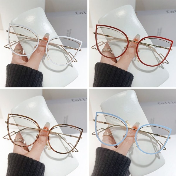 Anti-Blue Light Glasses Pyöreät silmälasit SININEN Blue