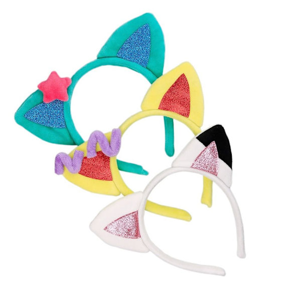 Plysch hårband Cat Ears Hårband 2 2 2