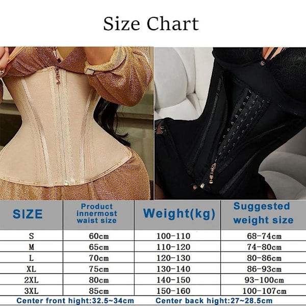 Body Shaper Tank Top Mavekontrol Talje Shaper SORT M Black M