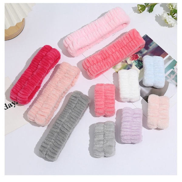 Spa Headband Face Wash Rannekkeet PINK Pink