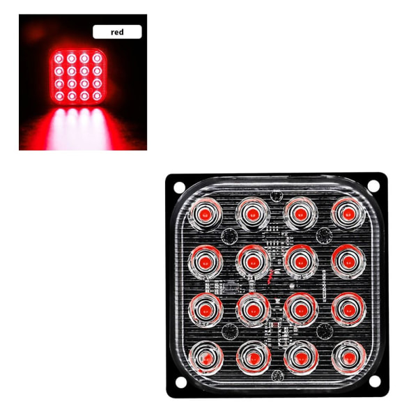 Truck Advarselslys LED Trailer Marker RØD red