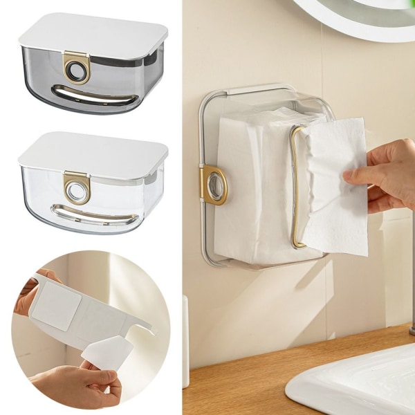 Toalettpapirholder Tissue Box HVIT White