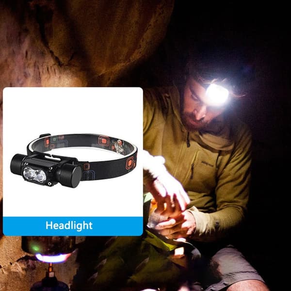 LED Hovedlykt Sykkel Front Lys Hovedlykt