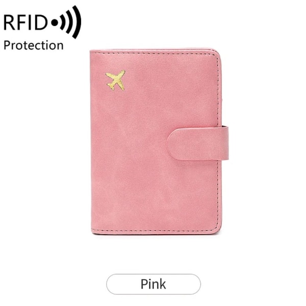 Passdeksler RFID Passport Clip ROSA pink