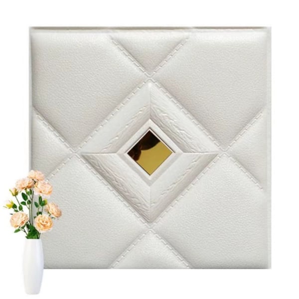 2 kpl Itseliimautuva seinätarra 3D-taustakuva GOLD DESIGN A Gold Design A-Design A