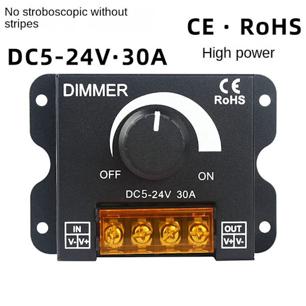 LED-dimmer Trinnløs dimmerbryter Manuell dimmer