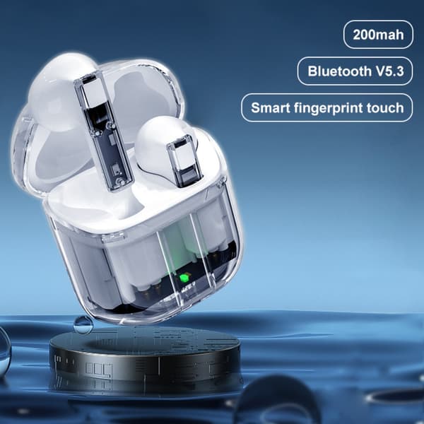 Bluetooth Headset Trådløse Hovedtelefoner HVID white