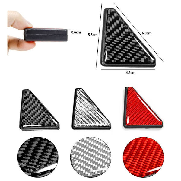 2st Bildörr Anti- cover Krockskrapskydd Black&red