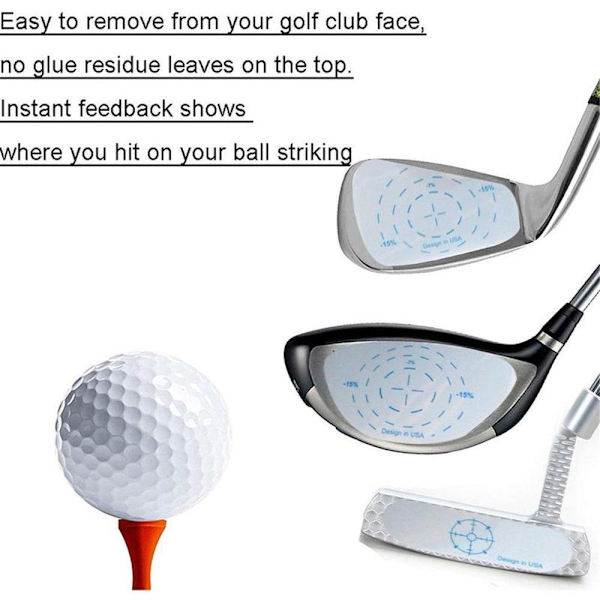 Golfträningshjälpetiketter Svängtränare FÖR JÄRN FÖR JÄRN for Irons