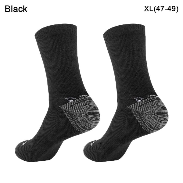 Vandtætte sokker udendørs sportsstrømper SORT XL(47-49) black XL(47-49)