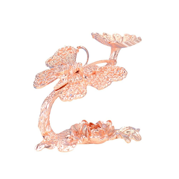 Butterfly Display Base Holder Krystalkugle Display Stand ROSE Rose Gold