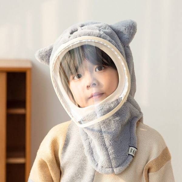 Barn Pullover Hatt Öronskydd Hat STYLE 3 STYLE 3 Style 3