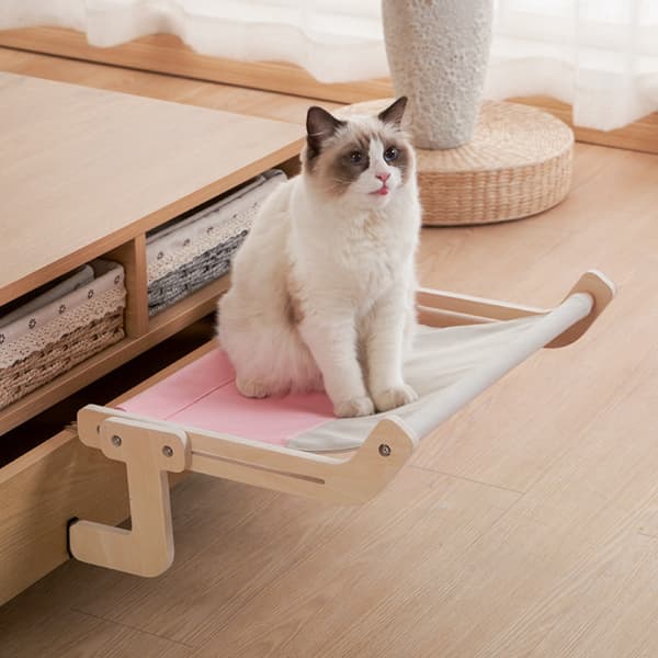 Fönster Hängmatta Kattsoffa ROSA pink