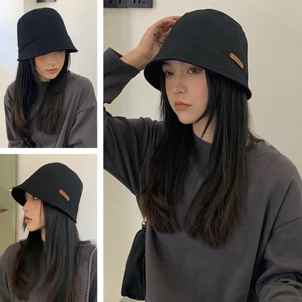 Bucket Hat Beach Cap MUSTA black