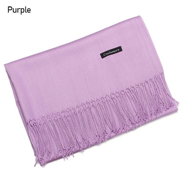 Cashmere Scarf Ullsjal LILA purple