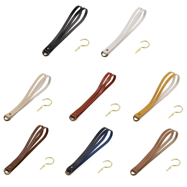 Gardinholder Rope Læder Tiebacks SORT black