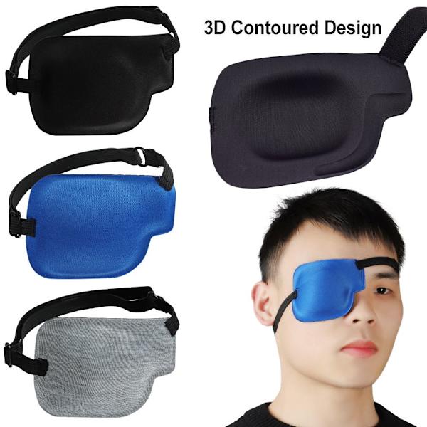 Amblyopia Eye Mask Ögonbindel GRÅ HÖGER ÖGA HÖGER ÖGA grey right eye-right eye