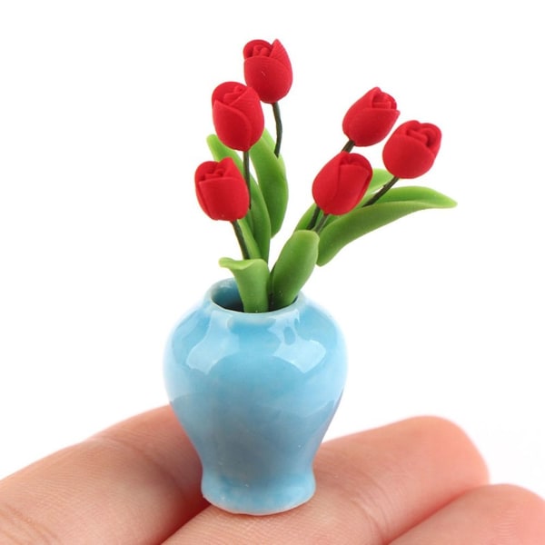 Dollhouse Furniture Mini Green Plant 2 2 2