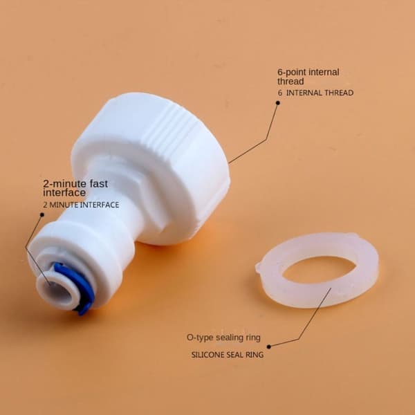 6 Stk Vandrenser Adapter Variabel Diameter Gennem Intern 6 pcs