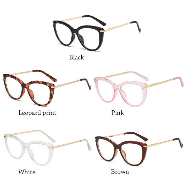 Anti-Blue Light Glasses Ylisuuret silmälasit RUSKEA Brown