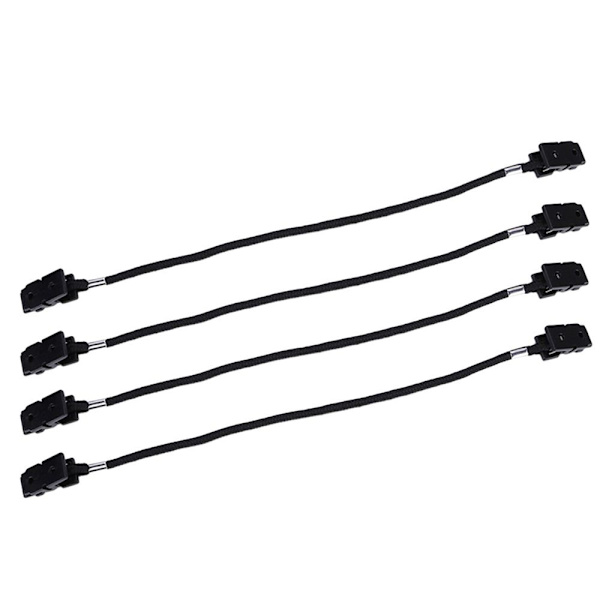 4 kpl Lippispidike Musta black
