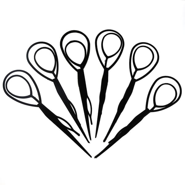 10 st Hästsvans Creator Plast Loop Braid Maker 10Pcs