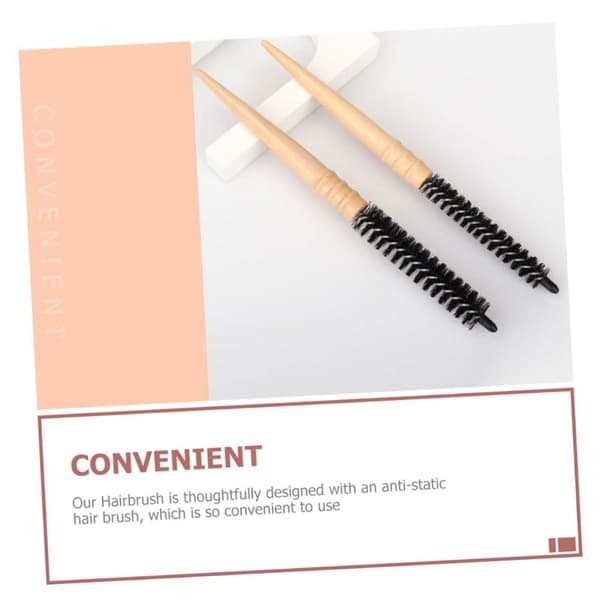 2PC Frisør Small Roller Comb Styling Roll Hårbørste STOR Large