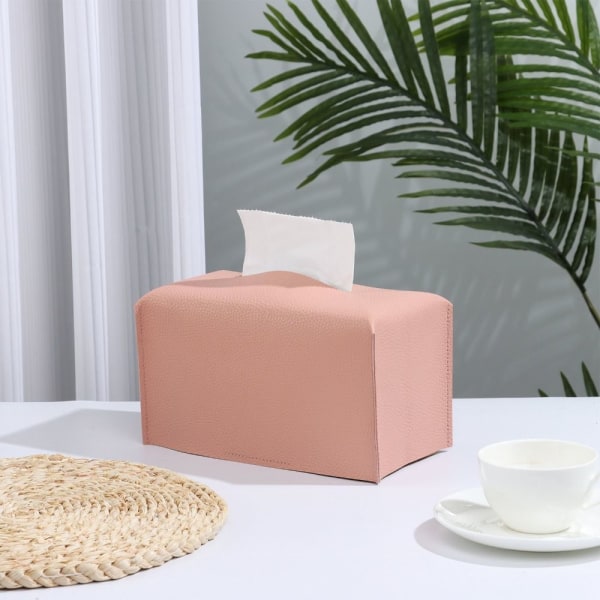 2 Stk Læder Kleenex Covers SORT black