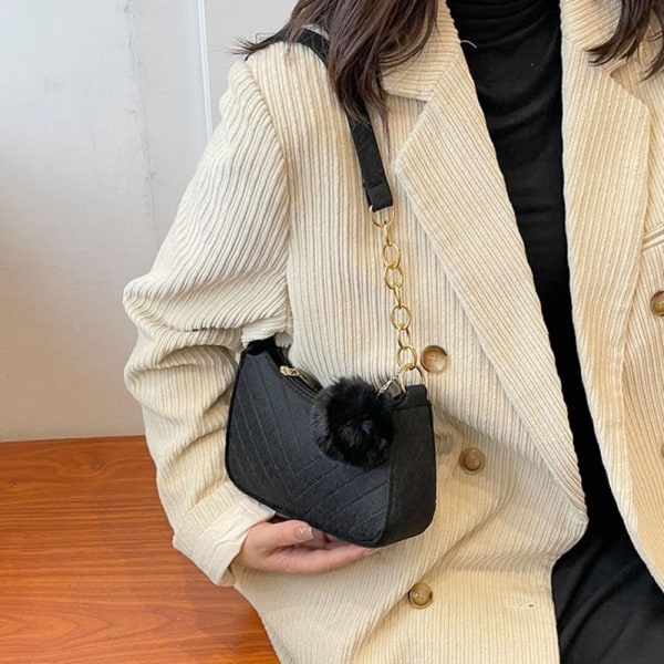 Mulepose Skuldertaske SORT black