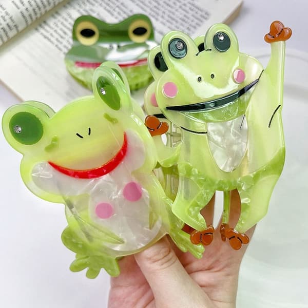 Groda Hårklämma Groda Hårklo DANSANDE GRODA DANSA GRODA dancing frog