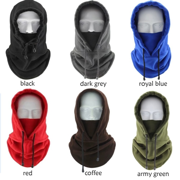 Balaclava vinterhat ROYAL BLÅ royal blue