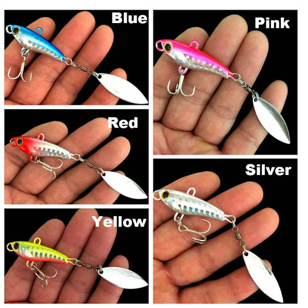 2 st Metal Fishing Bait VIB Lure 22GC C 22gC