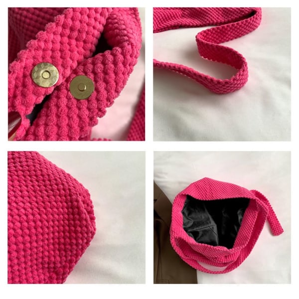 Lærredsskuldertaske Crossbody-taske SORT STYLE 2 STYLE 2 black style 2-style 2