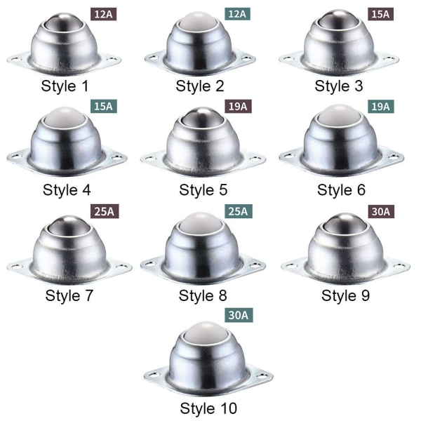 Mini svingbare hjul Trillehjul STYLE 1 STYLE 1 Style 1