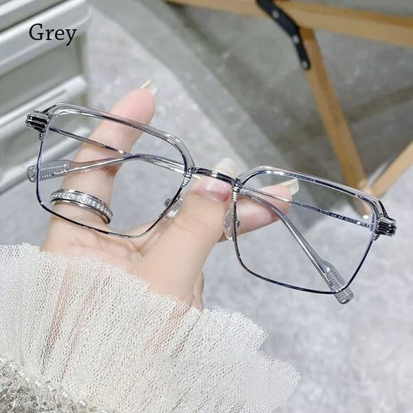 Optisk glasögonbåge Glasögon GRÅ grey