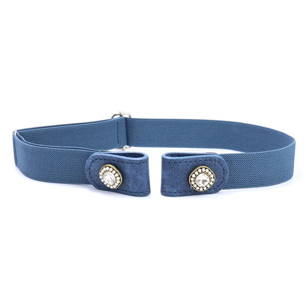 Lazy belter Ingen spenne belter BLÅ Blue