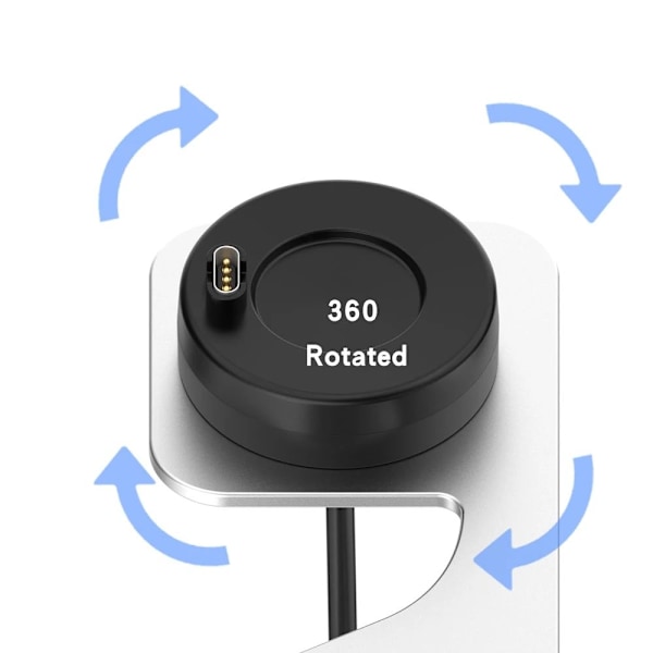För Garmin Smart Watch Laddningsdocka GRÅ grey