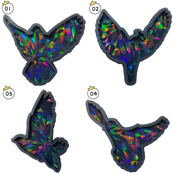 Eagle Nøglering Silikone Form Cross Forme SORT 1 1 black 1-1