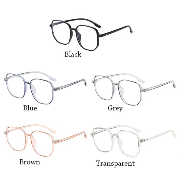 Anti-Blue Light Briller Overdimensionerede Briller BRUN Brown