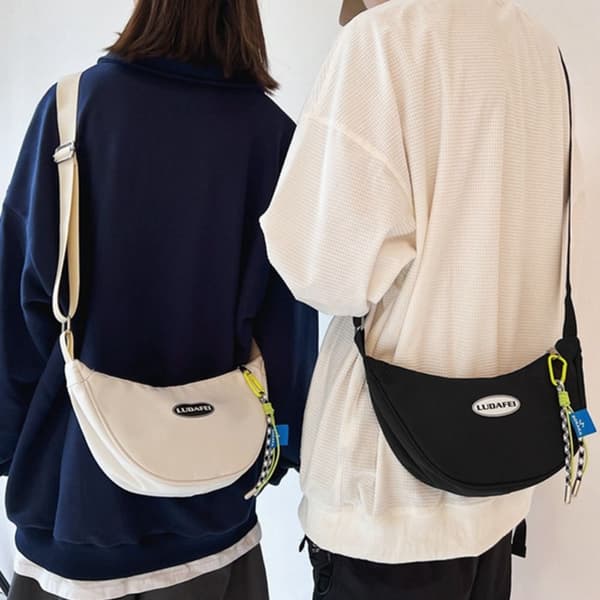 Sling Dumpling Bag Skulder Håndtasker HVID white