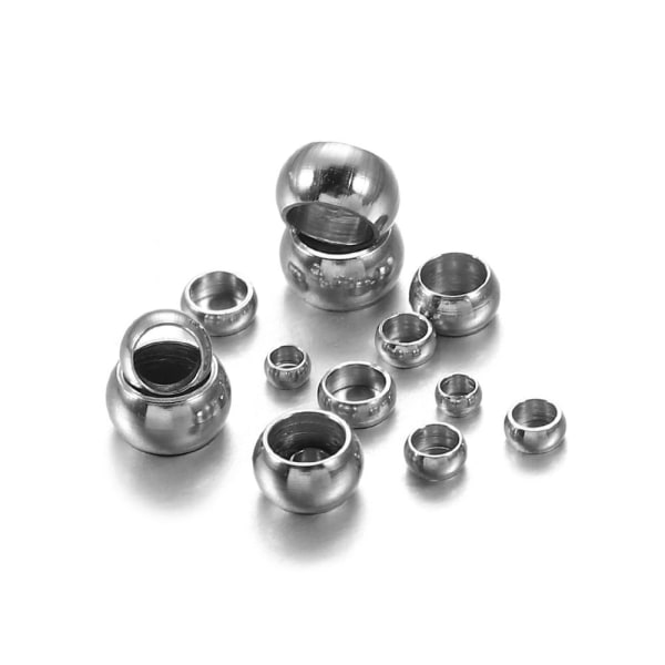 360 stk Stopper Avstandsperler Endeperle 360 STK 2,5MM 360STK 2,5MM 360pcs 2.5mm