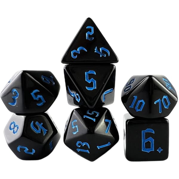 7kpl/ set DND Dice Polyhedral Dice VIHREÄ Green